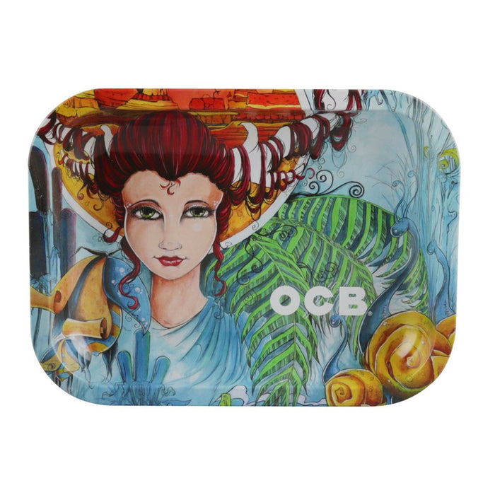 Metal Rolling Tray by OCB - 11" x 7.5" - Artist Series