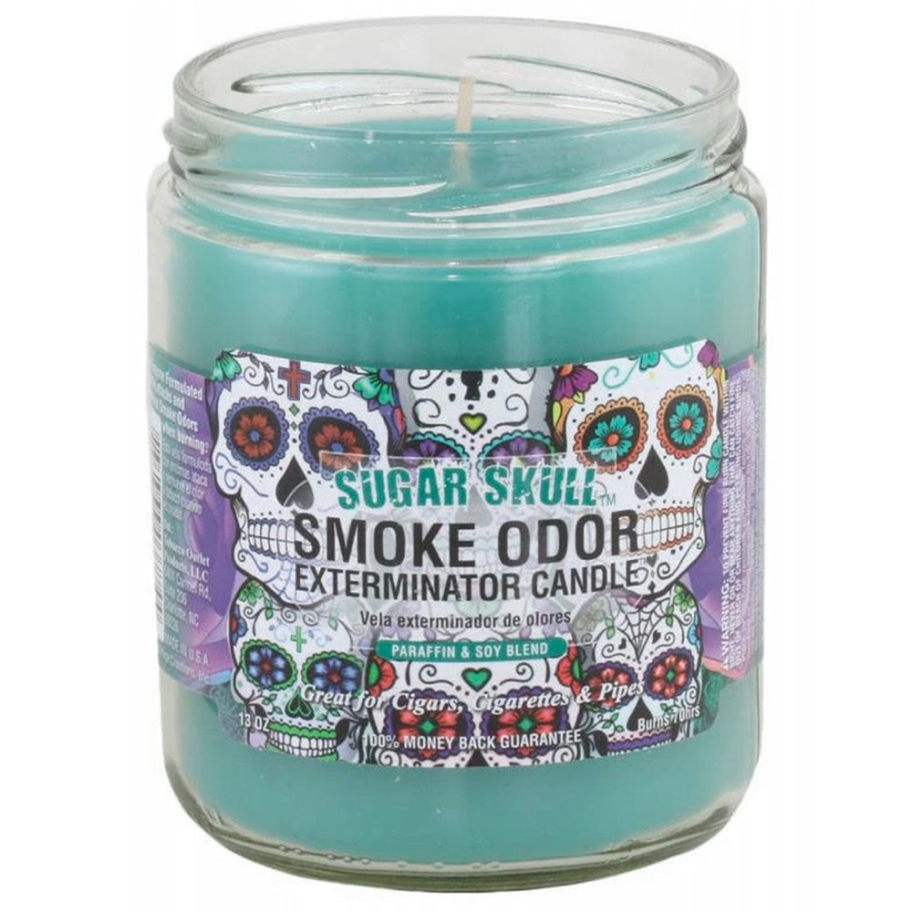 Smoke Odor 13oz Candle - Sugar Skull
