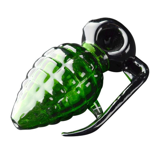 Red Eye Glass Blown Away Hand Pipe