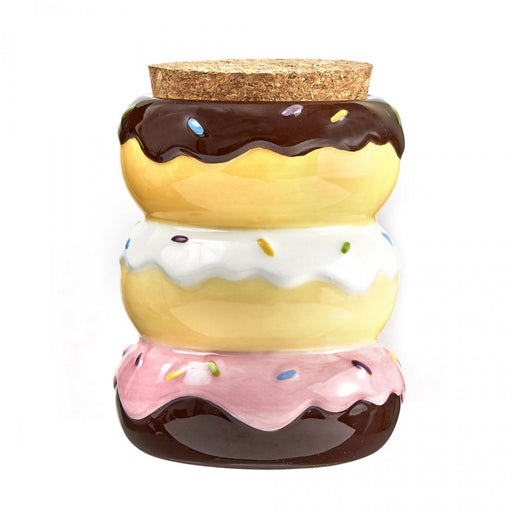 Donut Ceramic Stash Jar
