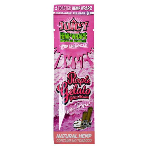 Juicy Jay Terp Hemp Wraps 2x Purple Gelato