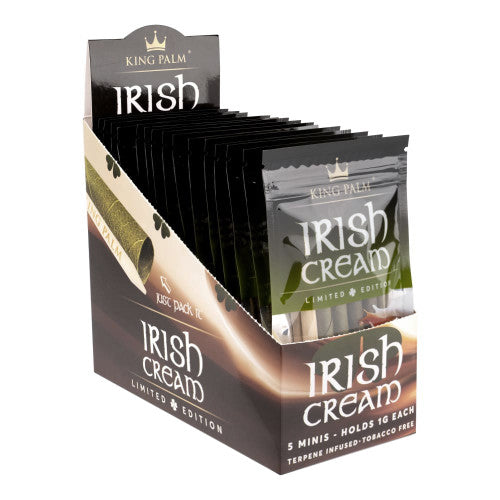 King Palm Mini Pre-Roll Pouch Display - Irish Cream