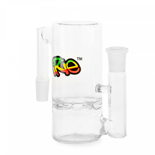 14mm 90 Degree Clear Ash Catcher W/Turbine Perc