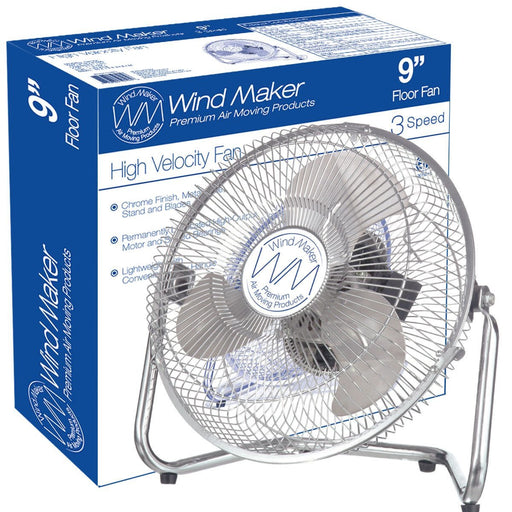 WindMaker 9" Floor Fan 120V 60W