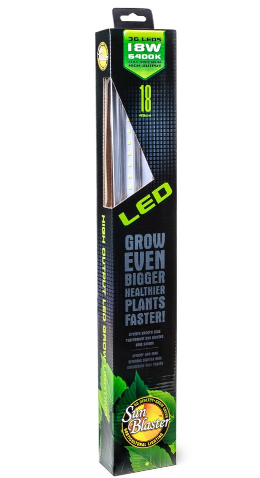 18" Sunblaster LED Light Strip HO 6400K 17W