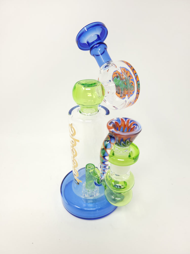 8" Multi Color Bubbler with Gift Box #2