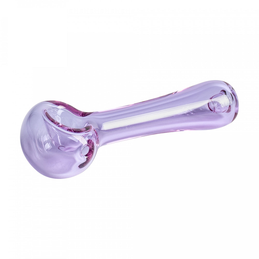 Red Eye Glass 4.5" Purple Spoon Hand Pipe