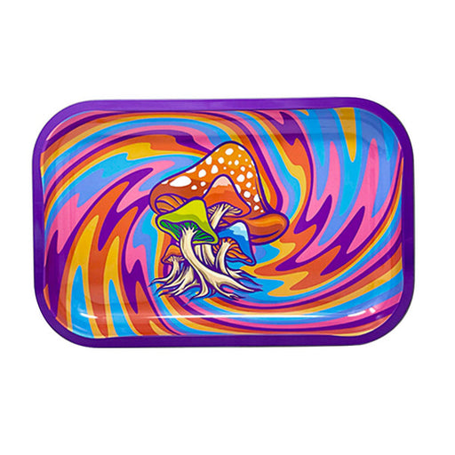 Mushroom Rainbow Swirl Rolling Tray