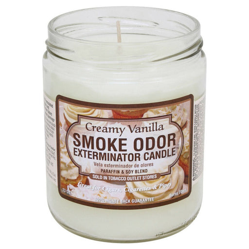 Smoke Odor - 13oz Candle - Creamy Vanilla