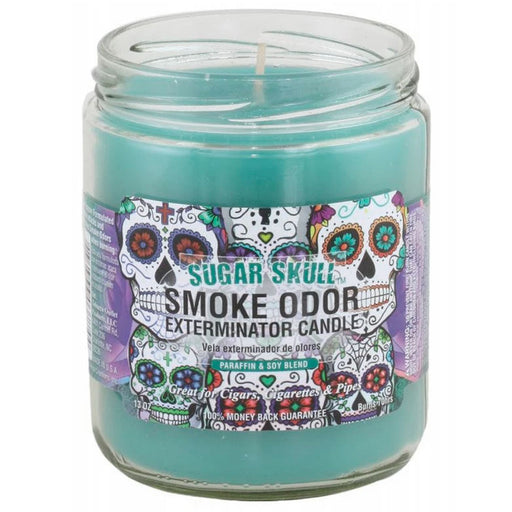 Smoke Odor 13oz Candle - Sugar Skull