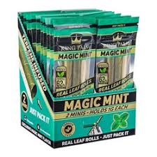 King Palm Slims Pre-Roll Pouch, 2 per pack,- Magic Mint