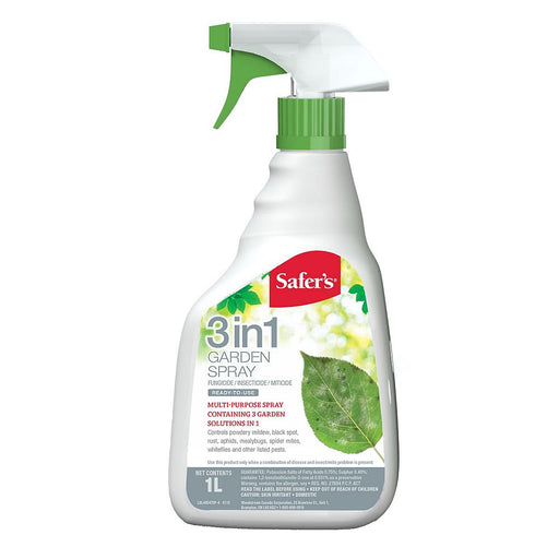 Safer’s 3-in-1 Garden Spray - 1L Ready-to-Use