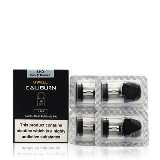 Uwell Caliburn A3 1.0 Ohm Replacement Pod - EACH