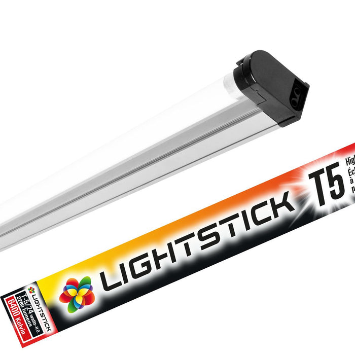 Lightstick 48" T5 Fixture + Fluo 54W 6400K W / Reflector