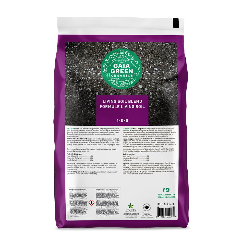 Gaia Green Living Soil Blend 30L