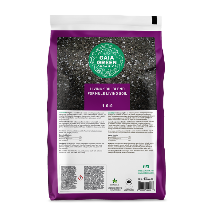 Gaia Green Living Soil Blend 30L