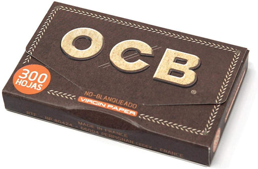 OCB Virgin Unbleached 1 1/4 BLOC 300 Papers per Pack