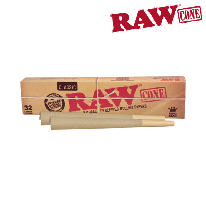 Raw Classic Natural Unrefined Hemp Pre-Rolled Cones
